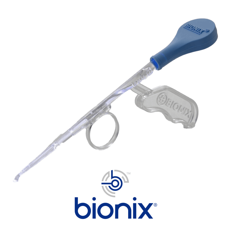 Pinza de Succión con Aumento y Luz.