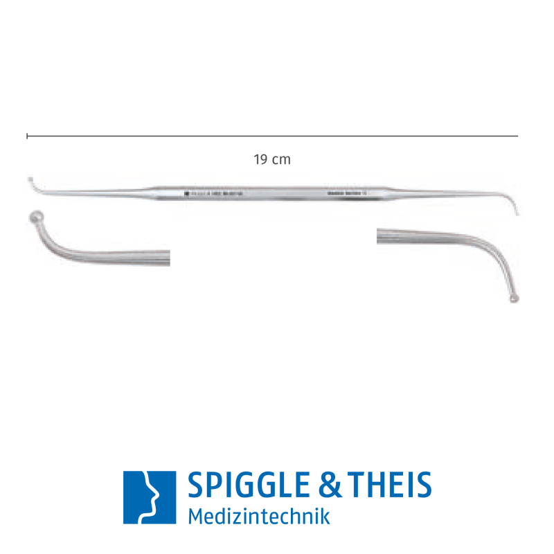 Seeker maxilar de Ostium de 190 mm